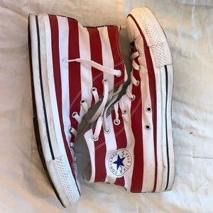Men’s American Flag Converse Hi-Top Sz 11.5